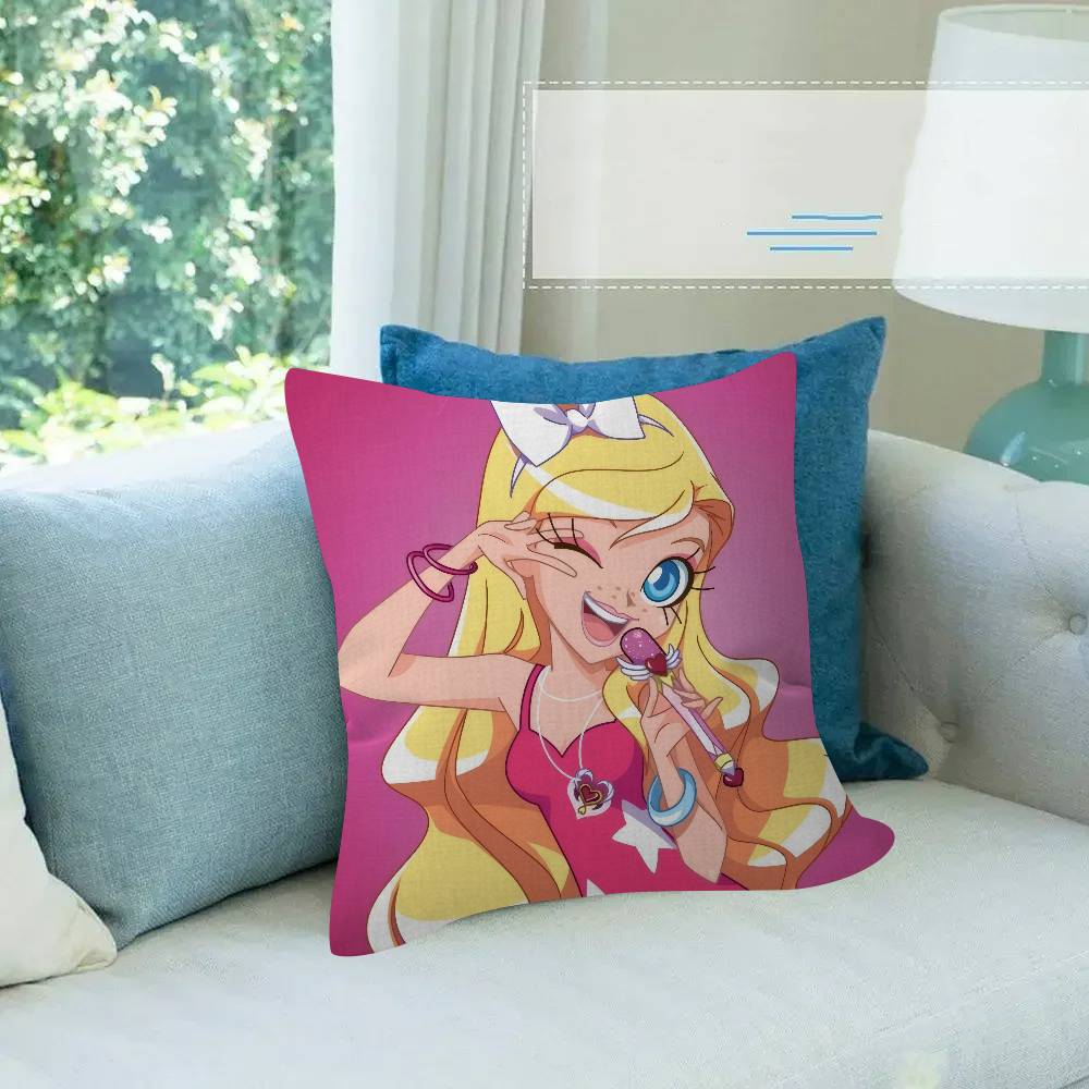 LoliRock Cartoon Anime  Maple Design Cushion Cover Happy Autumn Harvest decor Holiday Decorati Pillow Cover