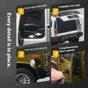 1:18 HUMMER H2 Highway 61 Off Road SUV Alloy Metal Diecast Model Car High Simulation Collectible Children Toy Car Sound & Light