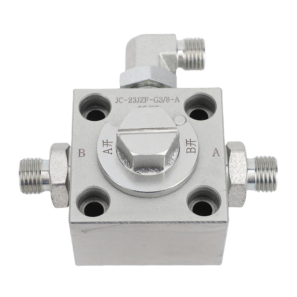 3 Way Diverter Valve Mini Excavator Throttle Spare Replacement Parts with Hydraulic Accessories Screws