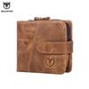 Leather Wallet with RFID Wallets Card Holder Coin Purse Zipper Men Short Wallet's Fashion Men Walletes Coffee 01H