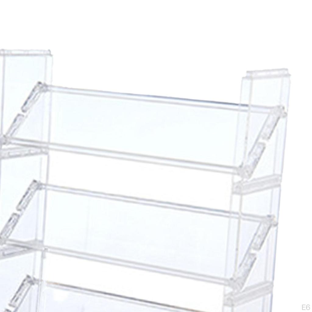 Прозрачный органайзер для хранения косметики, держатель для помады для ювелирных изделий