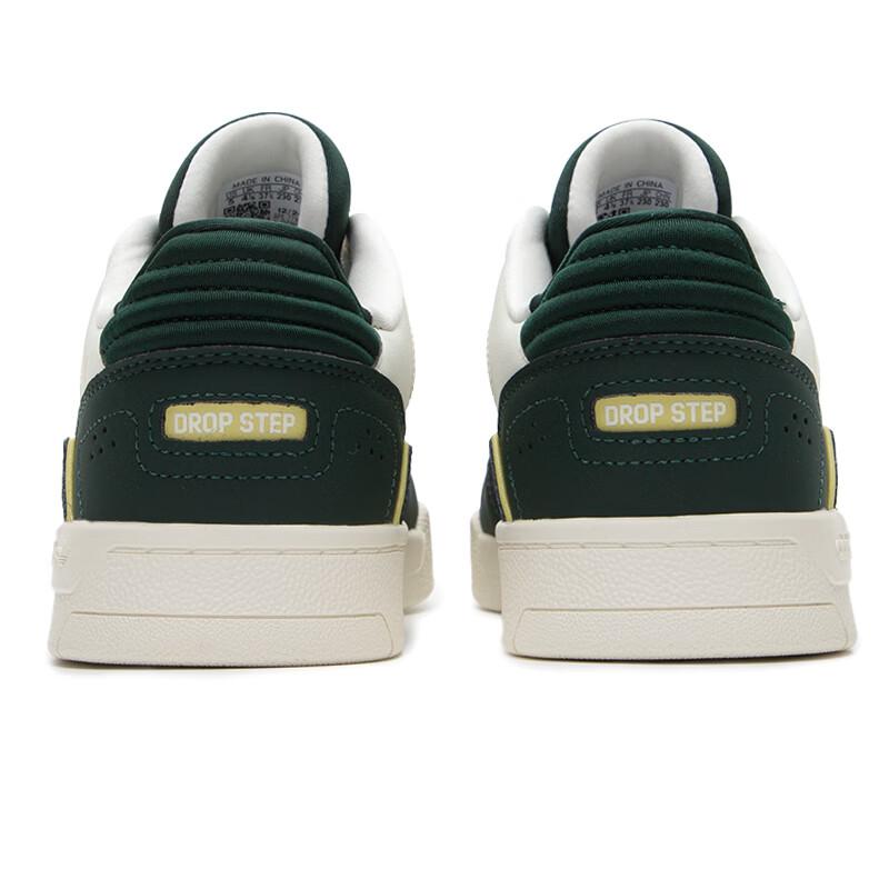 Adidas Оригинальные низкие кеды для скейтборда Originals Drop Step с противоскользящей подошвой и износостойким верхом, унисекс, зелено-белые кроссовки JQ0105