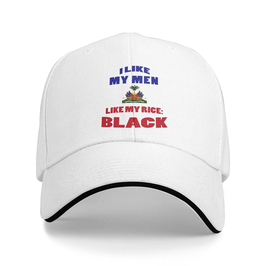 Haiti Design Sandwich Hat Unisex RetroBaseball Caps Sandwich Hat Adjustable Polyester Sun Caps Summer Cap