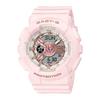 Casio Baby-G Love Sea and The Earth Aqua Planet Collaboration Model Watch, Made with Biomass Plastic, BA-110AQ-4AJR, Pale Pink, Women's
