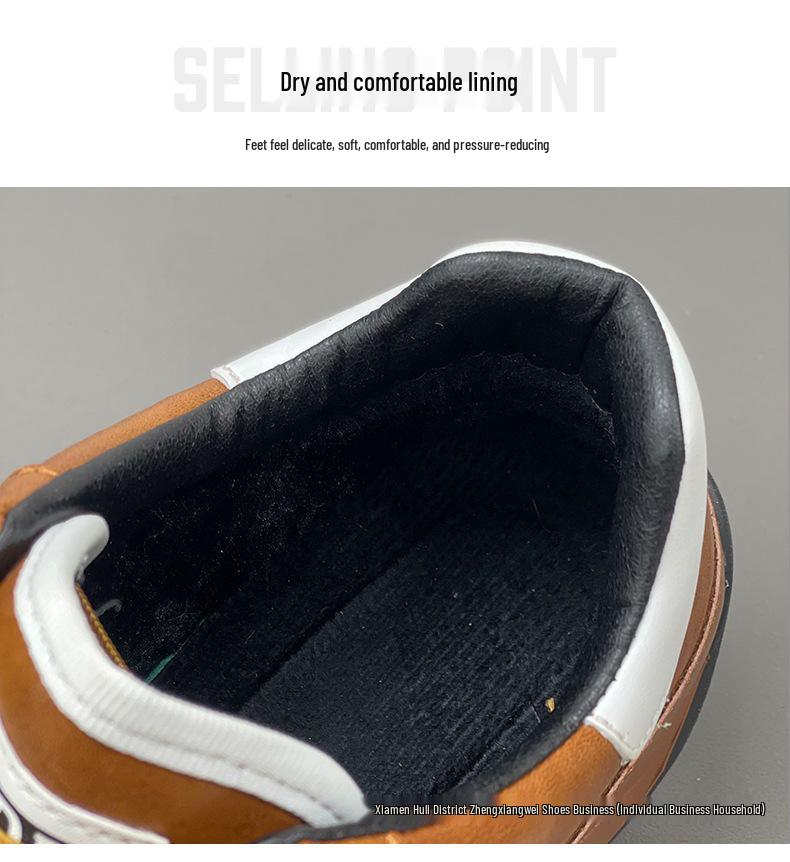 Мужские зимние кожаные кроссовки 2025 Rooster Forrest Gump с флисовой подкладкой: Теплые, из натуральной кожи, низкие спортивные туфли