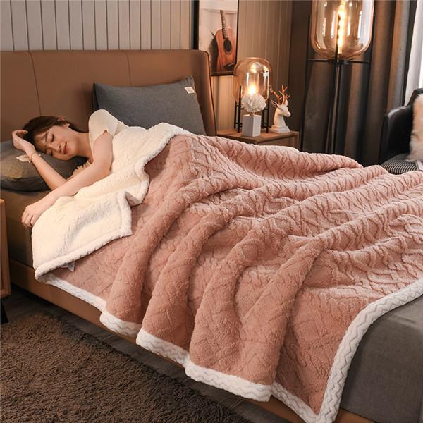 Новое бархатное осенне-зимнее теплое спальное одеяло, мягкие удобные фланелевые флисовые одеяла для кровати, уютное пушистое теплое одеяло