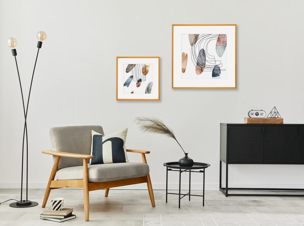 Рамка для картины Larson Joule D771 квадратная 45 см квадратная (Внутренний размер 450x450мм) Дерево D771118