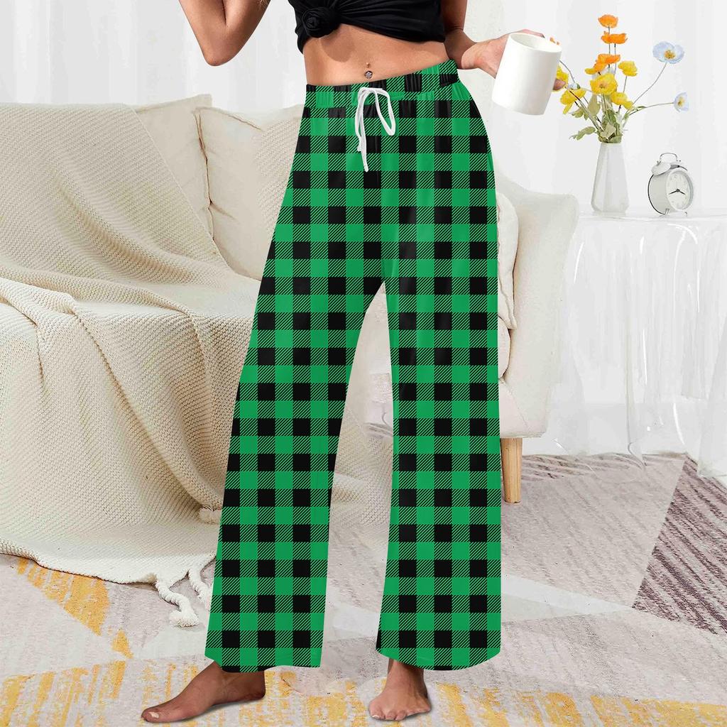 Women's Allover Printed Home Pants Sleeping Pajama Pants Long Pants Pajama Pants Yoga Pants