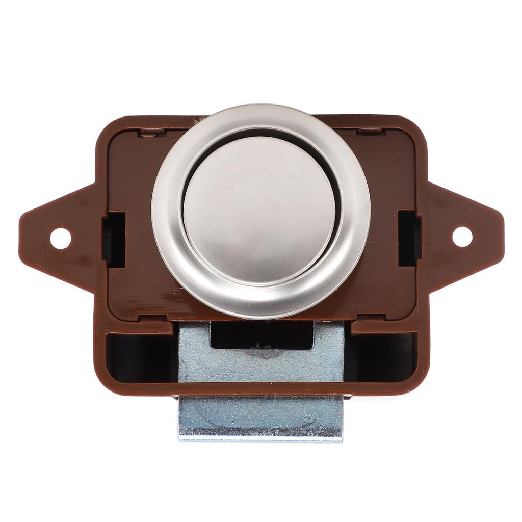 Мебельная кнопочная защелка Стильный вид Без ключа Защелка с кнопочным замком для дверцы шкафа для автодома, яхты, дома на колесах, кемпера