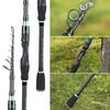 Удочка 1,8 м 2,1 м, карбоновая портативная телескопическая удочка, спиннинговая удочка, рыболовные снасти для окуня
