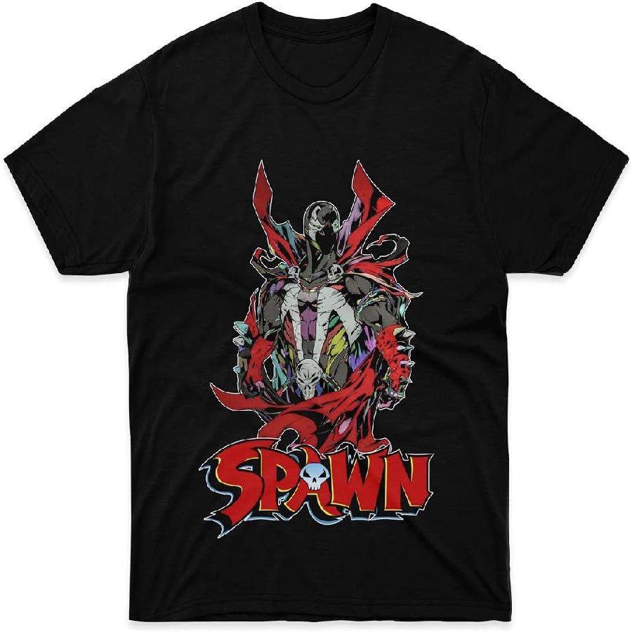 Мужская Женская Футболка Футболки Spawn для Мужчин Женщин День Отца Идеальная Моно Многоцветная