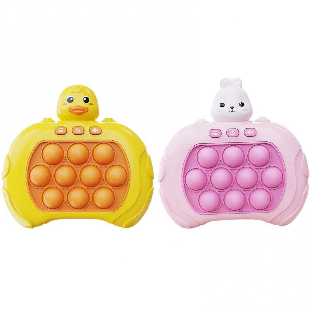 Quick Push Bubbles Game, Game Console Sensory Toys, Funny Whac-A-Mole Toys, Stress and Anxiety Relief Squeeze Toy for Adults and Kids