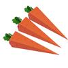 30pcs Creative Carrot Packaging Box Orange Candy Chocolate Cone Shaped Paper Gift Boxes Kids Easter Birthday Party Gift Bag Box