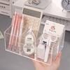Transparent Acrylic Storage Box Office Student Desktop High-value Large-capacity Pen Holder Multi-function Pen Storage Room