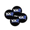 Aluminum 4PC 56mm VXR Logo Badge Car Wheel Center Hub Caps Emblem Stickers For  Vectra Zafira Vxr8 Astra Mokka Corsa Gts