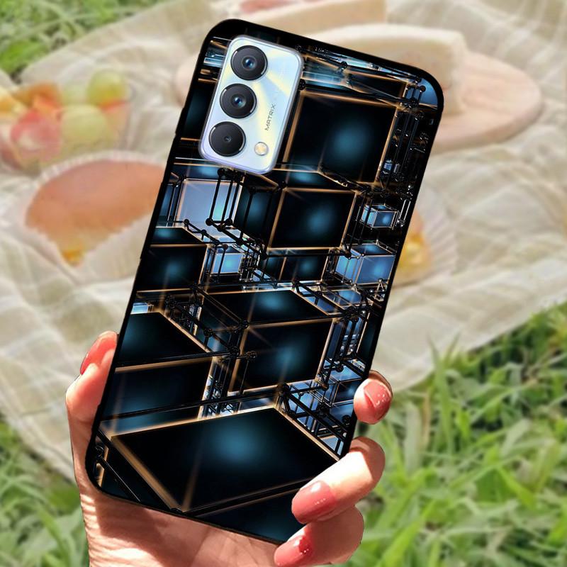 Чехол для Realme GT Master Edition Мраморный painted Cover Мягкий силиконовый ударопрочный чехол для телефона Для Realme GT Master Coque Бампер