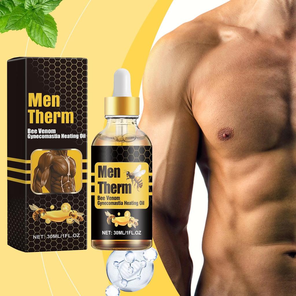 Men's Chest Care Solution Designed Specifically For Men To Enhance Skin Elasticity, Health 30ml