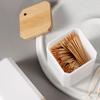 Mini Toothpick Holder Compact Portable Case - Small Cute Desktop Kitchen Storage Box for Home Restaurant Office Use