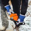 Рабочие перчатки для защиты труда Коровья кожа Износостойкие Морской тигр Утолщенные Для работы в холодильных камерах Погрузочные Лопата Снег Ледовая скульптура Теплые перчатки