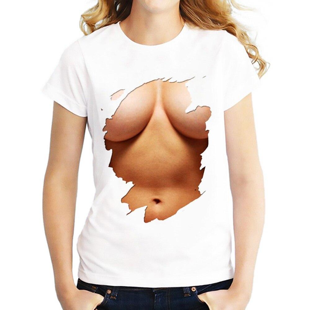 Смешная футболка унисекс модная 3D грудь сексуальная футболка унисекс футболки топы