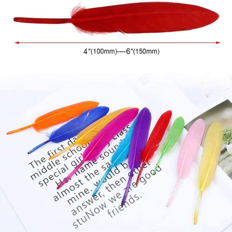 20/100pcs Duck Feathers DIY Feathers for Jewelry Making Plumes Earring Home Wedding Decoration Plumas Crafts Accessories 10-15CM