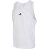 Однотонный баскетбольный спортивный тренировочный жилет без рукавов для мужчин, топы белого цвета IX8132