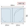 Plus Clear A3 50 sheets Folders, size, 2-fold,