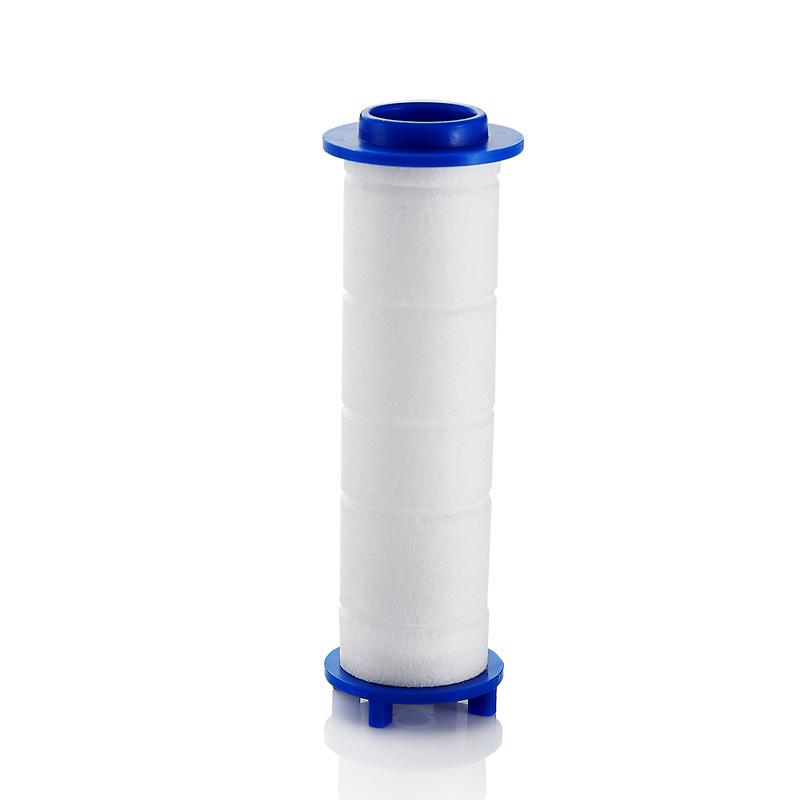 Shower Nozzle Replacement Filter Element with High Compression Cotton Core for Water Purification.