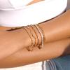 Yori Delicate Cubic Zirconia Wave Stick Chain Bracelet Stainless Steel Rust Proof Office Ladies Chic Jewelry New Gift 2026