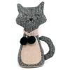 [R0917] - Держатель для мягких игрушек «Кошки» зеленый - 30x14 см