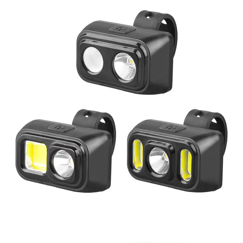 Cross Border Bicycle Front and Rear Light Set Type-C Charging Outdoor Waterproof Cycling Light Mountain Bike Night Warning Light