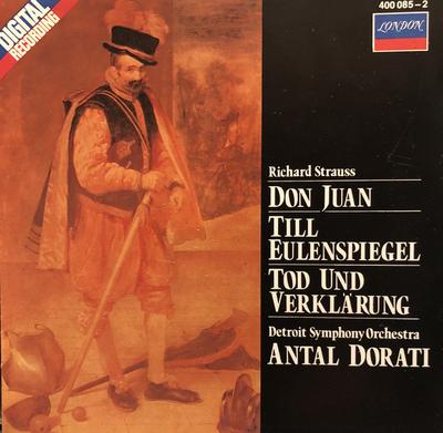 CD РИХАРД ШТРАУС, ДЕТРОЙТСКИЙ СИМФОНИЧЕСКИЙ О - Дон Жуан / Тиль Уленшпигель / Смерть 4000852 London Records Germany Классика Б/У