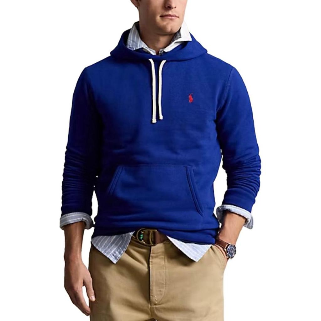 Polo Ralph Lauren Logo Embroidered Hoodie Men Hoodies Blue 710766778-001
