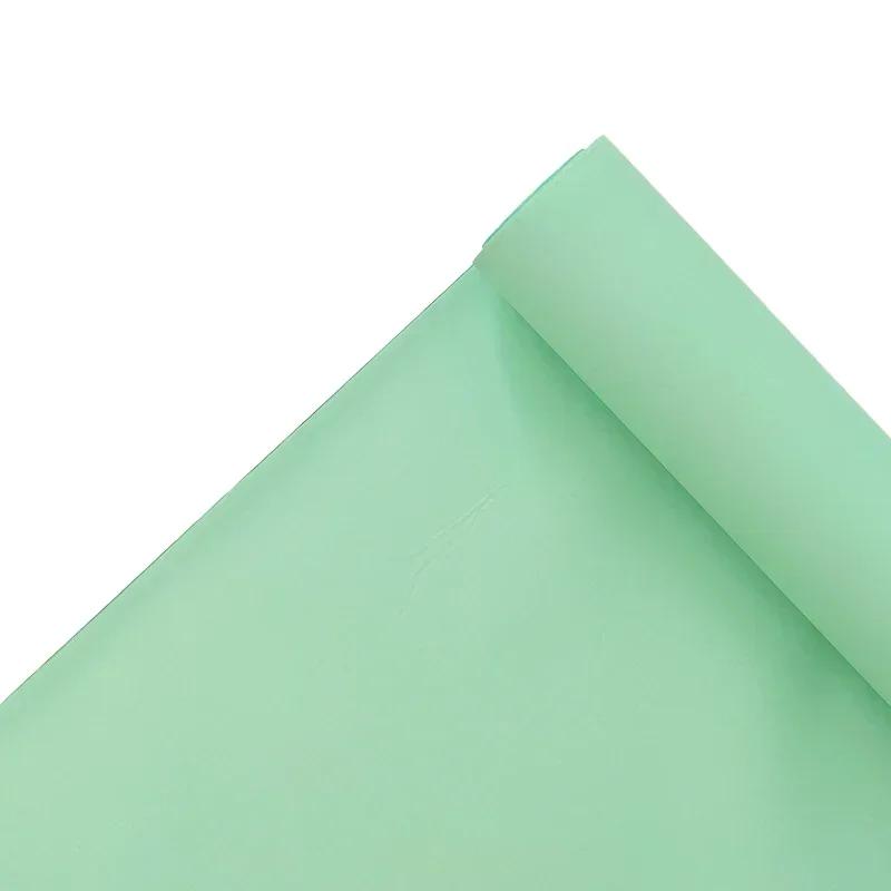 58смX11ярдов Однотонный Фарфоровый Матовый Цветочный Бумага Букет Цветов Однотонный Цветочный Лист Цветочный Материал Водонепроницаемая Упаковочная Пленка