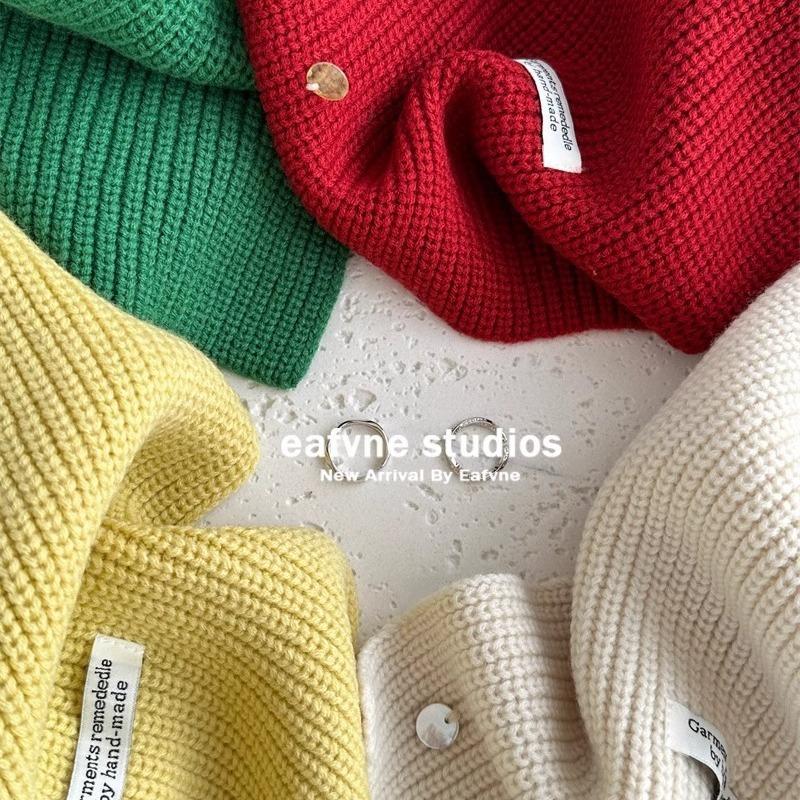 Sheep Wool Couple Solid Color Knitted Wool Scarf Women's Autumn and Winter Value for Money, Thickened Warm Scarf