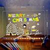 LED Drawing Board with Colors, Acrylic Dry Erase Board with Light, Luminous Acrylic Board, Lighted Dry Erase Board with Stand as Glow