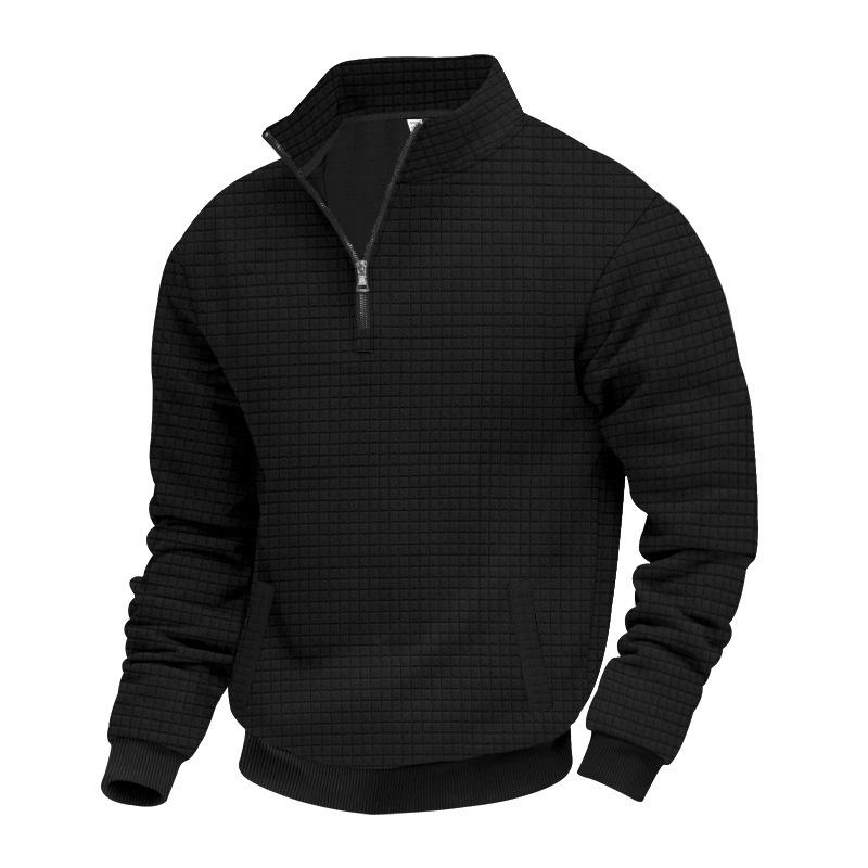 2026 Autumn and Winter New Sweatshirt Stand Collar Casual Loose Pullover Large Size Sweatshirt