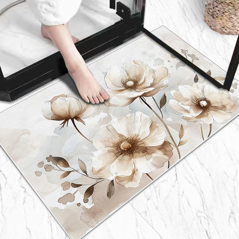 Коврик для прихожей, водонепроницаемый, нескользящий, износостойкий и устойчивый к грязи коврик для ног, новый моющийся коврик для дома из салфеток