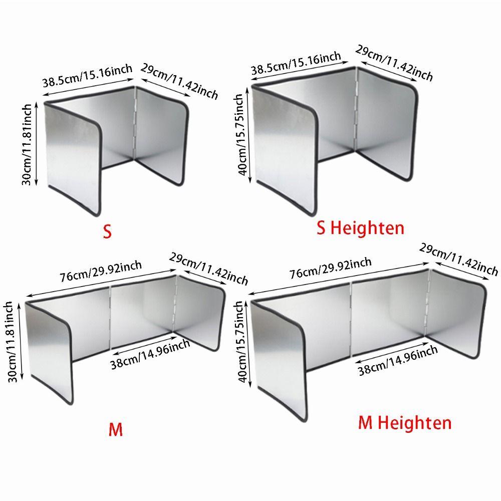 Aluminum Foil Grease Splatter Screen Oil Spill-proof Heat Shield Anti Splatter Shield Baking