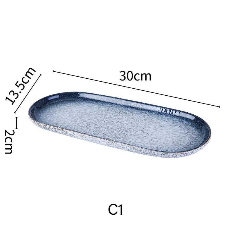 Японская кухня Столовые приборы для сашими Керамическое холодное блюдо Сайра Суши Сервировочная тарелка Угорь Сашими Тарелка для десерта Поднос для закусок