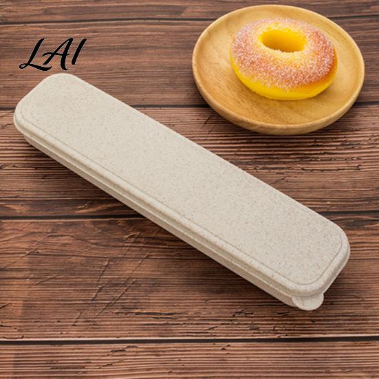 Portable Cutlery Case for Travel Small Case Utensil Storage Box Fork Compact Chopsticks Spoon Knife Lightweight Organizer Work Picnic Durable