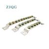 Available: Zero Ground Terminal Block with Copper Busbar - 25mm Wide, 3, 5, 7, & 10 Holes with Screws