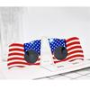 Солнцезащитные очки с американским национальным флагом для мужчин и женщин, модные вечерние украшения для выпускного вечера, солнцезащитные очки на День независимости США