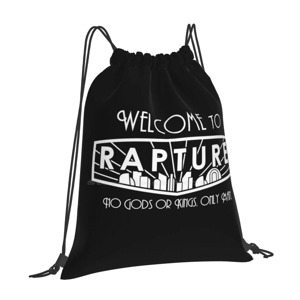 Добро пожаловать в Rapture Школьный рюкзак большой емкости Сумки для ноутбука Bioshock Добро пожаловать в Rapture Bioshock Rapture