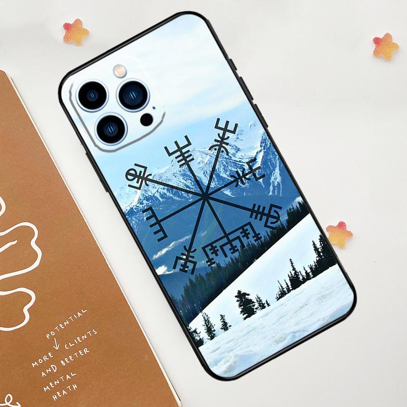 Forest Nordic Runes Case For iPhone 18 15 16 14 13 12 11 Pro Max Plus X XR XS Max 12 13 Mini Soft Bumper Cover