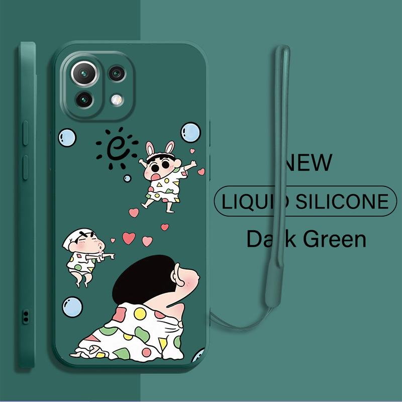 Phone Cover Case for Xiaomi Redmi A3x K40 A1 14C A2 K60 12C 13C 9 8 10 Cartoon Crayon Shin-chan