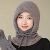 Windproof Knitted Balaclava Hat Ear Protection Pullover Hats Winter Winter Beanies Hat  Skiing