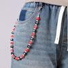 Billiard Ball Metal Pants Chain Zinc Zinc Zinc Alloy Punk Belt Chain Fashion Colorful Dice Waist Chain  Male