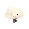JELLYCAT Fun Items Series jellycat character happy white cloud soothing white doll plush doll 22cm high