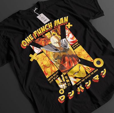 Футболка One Punch Man Футболка Сайтама Футболка Геноса Топ Фубуки Футболка Гароу Аниме Футболка